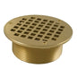 Jones Stephens™ D60991 Spud With Round Strainer, 3-1/2 in IPS, Brass