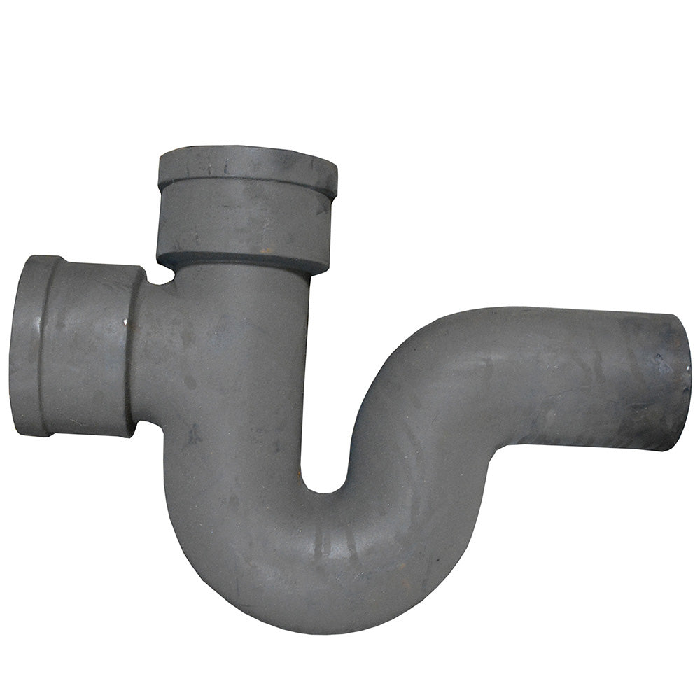 Jones Stephens™ D64012 EZ Test Shower Drain With Round Strainer, 2 in, Thread, Cast Iron Drain