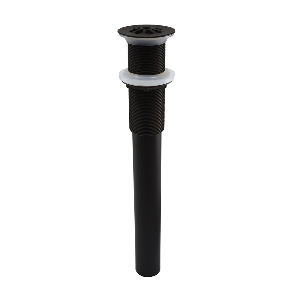 4" Bathroom Grid Drain with Tailpiece - Oil Rubbed Bronze