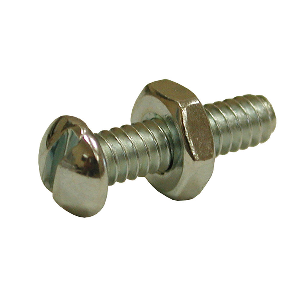 Stove Bolt with Nut - 1/4" Thread