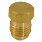 Jones Stephens™ F40016 Plug, 3/8 in Nominal, Flare, Brass