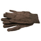 Jones Stephens™ G50200 General Purpose Gloves, Jersey, Universal, 8 oz Cotton, Brown, Knit Wrist Cuff