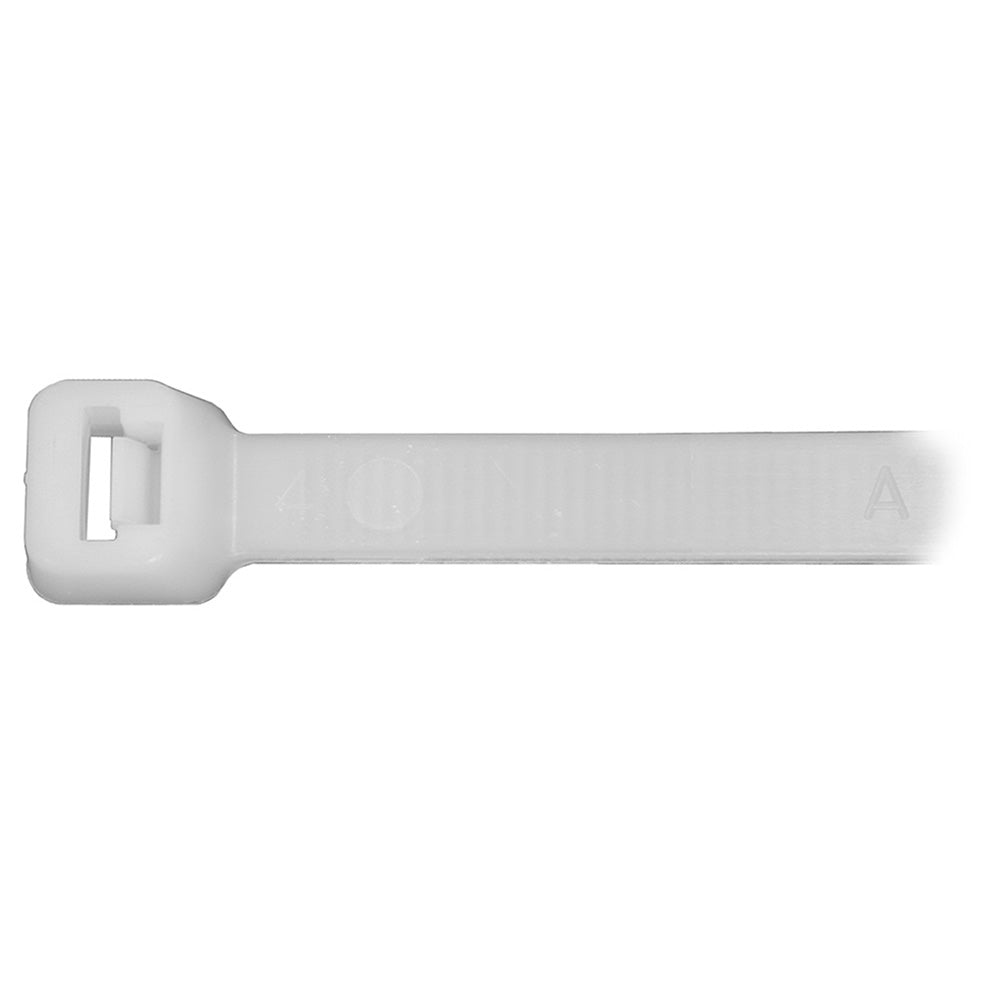 Jones Stephens™ J40111 Regular Cable Tie, 11 in L, Nylon, Natural