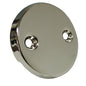 Jones Stephens™ P3565PN Waste and Overflow Faceplate, 2-Hole