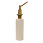 Lotion and Soap Dispenser with Brass Pump - Polished Brass
