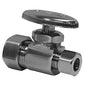 Jones Stephens™ S4312BN Multi-Turn Straight Supply Stop, 5/8 x 3/8 in Nominal, Compression, Brass Body, Old World Bronze