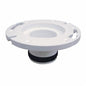 Jones Stephens™ C4743P 2-Finger Closet Flange, 4 x 3 in Pipe, PVC, Domestic