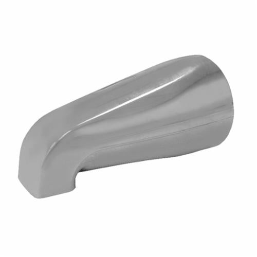 Jones Stephens™ D01020 Tub Spout With Nose Connection, 1/2 in FNPT Connection, Zamak, Polished Chrome