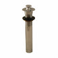 Jones Stephens™ P35003 Lift and Lock Pop-Up Lavatory Lift and Turn Drain With 3 in Drain Body and 4-3/4 in Brass Tailpiece, 1-1/4 in, Brass Drain