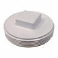 Jones Stephens™ P49350 Raised Head Cleanout Plug, 3-1/2 in Cleanout, Plastic, Domestic