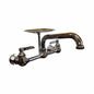 Jones Stephens™ S08012 Sink Faucet, 8 in Center, Tubular Spout, Chrome Plated, Side Spray(Y/N): No, Domestic