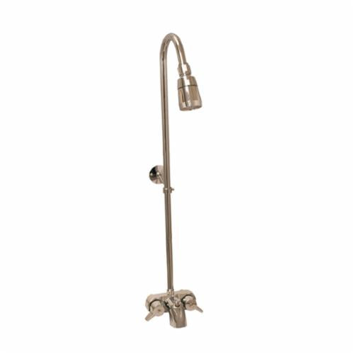 Jones Stephens™ S10072 Less Oval Add-A-Shower Rod, 3/8 in IPS, Plastic