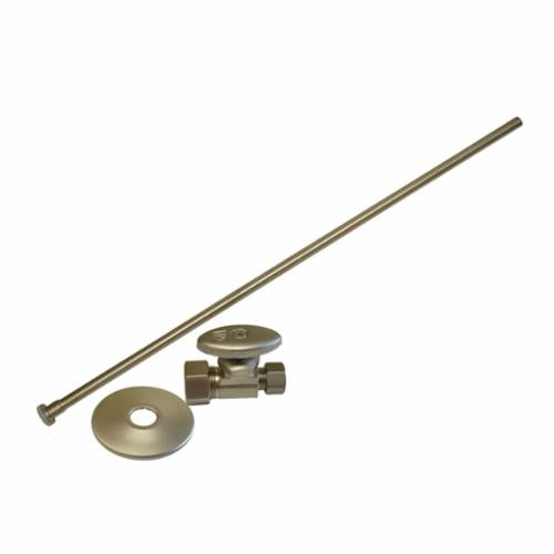 Jones Stephens™ S1038BN Closet Supply and Stop Kit, Brass/Copper