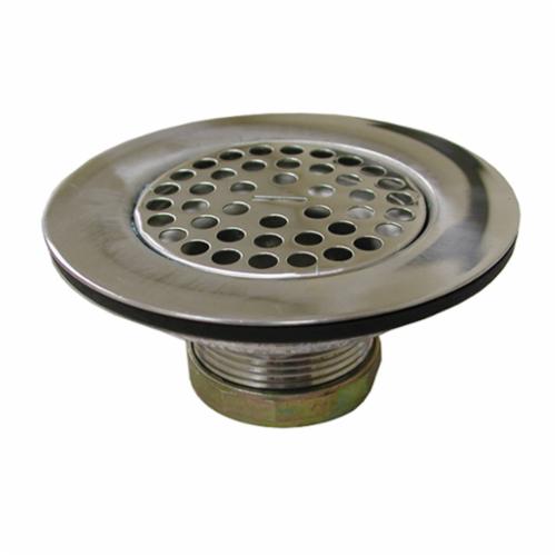 Jones Stephens™ S14002 Flat Top Grid Sink Strainer, Stainless Steel