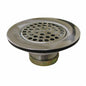 Jones Stephens™ S14002 Flat Top Grid Sink Strainer, Stainless Steel