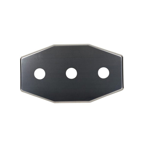 3-Hole Remodel Cover Plate - Stainless Steel