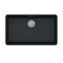 Kubus 32-3/8" Single Basin Fragranite Kitchen Sink for Undermount Installations