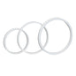 KING INNOVATION® Leak-B-Gone® 45055 3-Piece Assorted Leak Stopper Ring, 2 in, 3 in, 4 in Nominal, SCH 40/80, PVC, Import