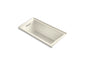 Underscore Bathtub With Integral Flange, Dune