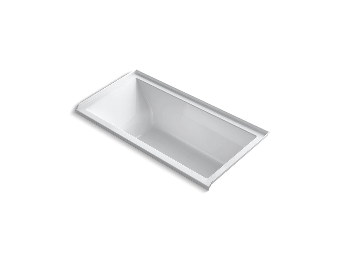 Bathtub With Integral Flange, Underscore, Dune