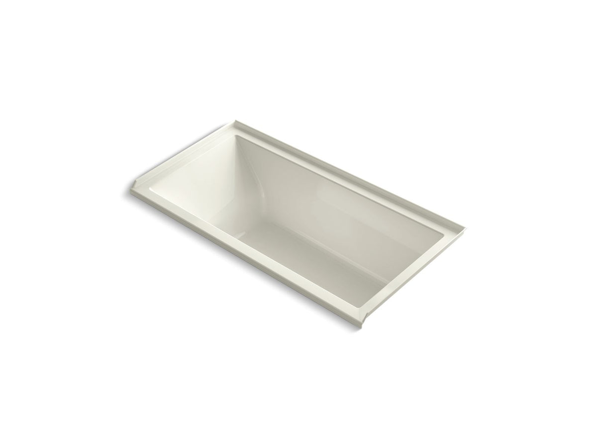 Bathtub With Integral Flange, Underscore, Dune
