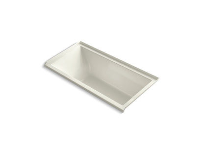 Bathtub With Integral Flange, Underscore, Dune