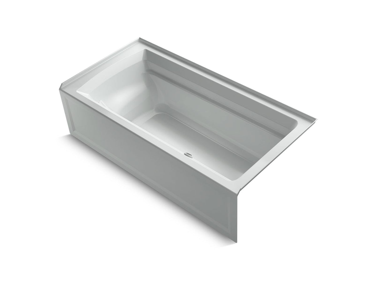 Archer Bathtub, Ice Gray, 36 in