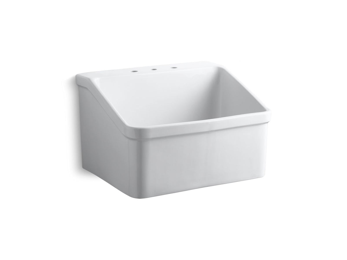 Hollister - Laundry & Utility Sink - White - Wall Mount