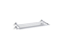 Purist Hotelier Towel Shelf, Vibrant Brushed Bronze