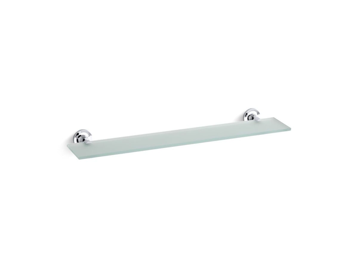 Purist - Glass Shelf - Wall Mount - Tempered Glass