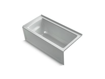 Bathtub, With Integral Apron and Integral Flang, Black