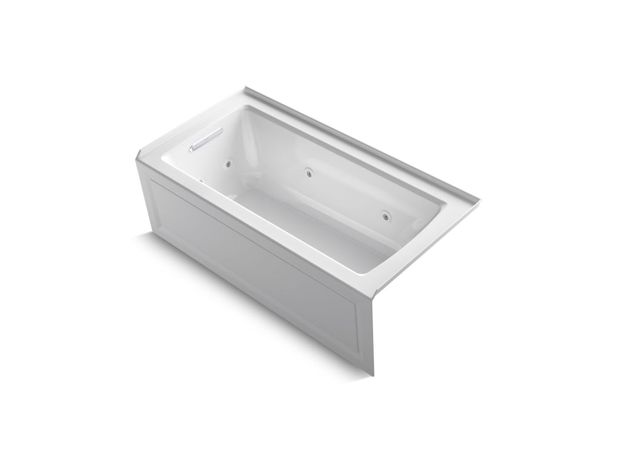 Bathtub, With Integral Flange and Integral Apro, Ice Gray