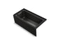 Bathtub, With Integral Flange and Integral Apro, Ice Gray