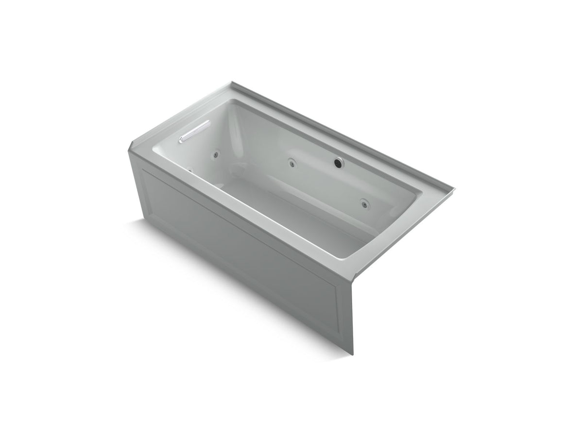 Archer Bathtub, Black, 3-Wall Alcove