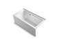 Bathtub, With Integral Apron and Integral Flang, Ice Gray