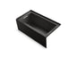 Underscore Bathtub, 60 in L x 32 in W, Left Drain
