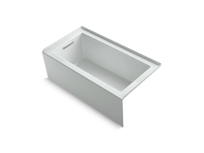 Underscore Bathtub, 60 in L x 32 in W, Left Drain