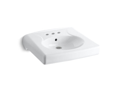Brenham - 21-15/16" Bathroom Sink with Overflow - Oval Basin
