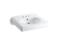Brenham - 21-15/16" Bathroom Sink with Overflow - Oval Basin
