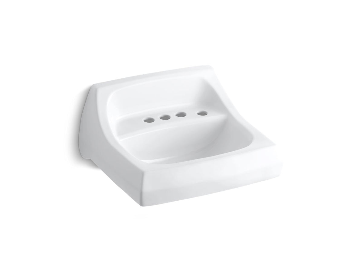Kingston - 21-1/4" Bathroom Sink with Overflow - White