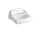 Kingston - 21-1/4" Bathroom Sink with Overflow - White