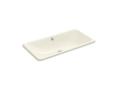 Iron Plains Trough - 30" Bathroom Sink with Overflow