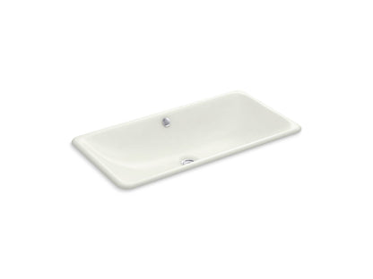 Iron Plains Trough - 30" Bathroom Sink with Overflow