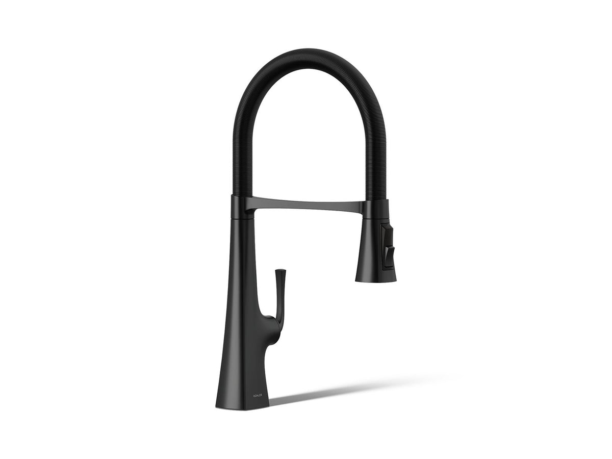 Graze - Semi-Professional Kitchen Faucet - Matte Black