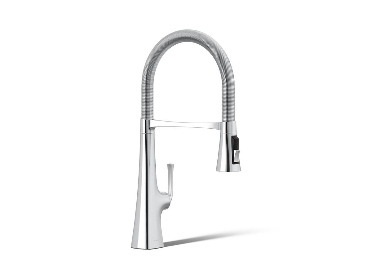 Graze - Semi-Professional Kitchen Faucet - 3/8" - Deck Mount