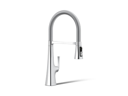 Graze - Semi-Professional Kitchen Faucet - 3/8" - Deck Mount