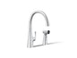 Graze - Kitchen Sink Faucet with Sidespray - Deck Mount