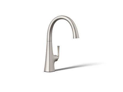 Graze - Bar Sink Faucet - Vibrant Stainless - Deck Mount