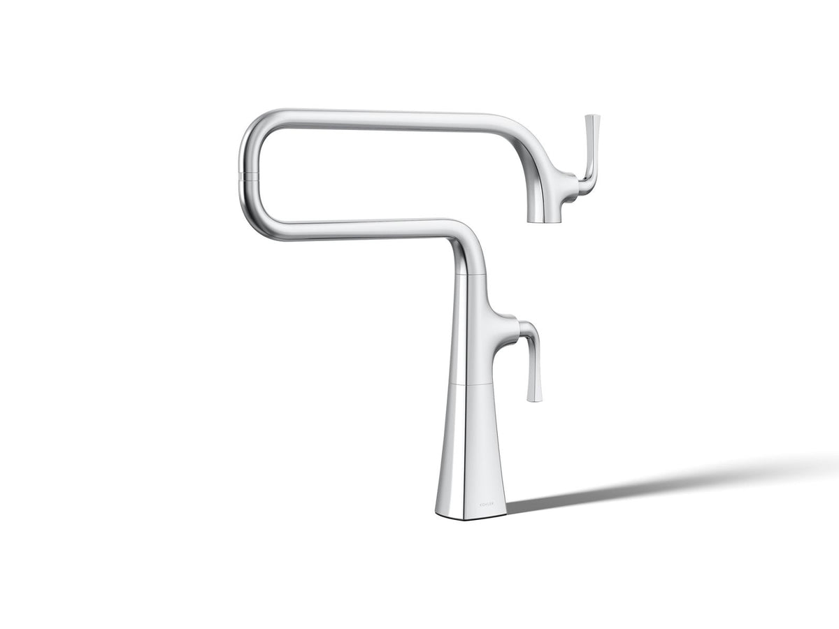 Graze - Pot Filler Faucet - Deck Mount - 3.2 GPM
