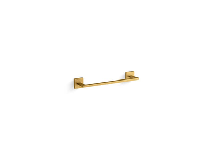 Square - 12" Towel Bar - Zinc